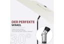 Sekey Balkonschirm 180x130 cm Creme UV-Schutz Kippbar Bild 5
