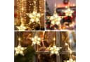 Salcar LED-Lichterkette 3m LED Sternen Lichtervorhang Warmweiß Bild 5