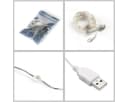 Salcar Lichterkette LED Kupfer 10m 100 LED Warmweiß USB Bild 4