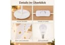 Salcar LED Stern 55cm Schreibtischlampe Papierstern-Lichterkette Warmweiß Bild 5
