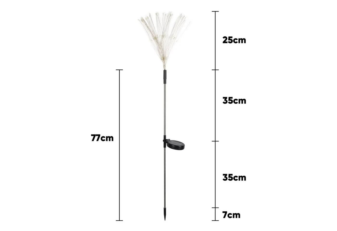 Salcar LED Solarleuchte 2x 180 LEDs Warmweiß 8 Modi - Bild 4