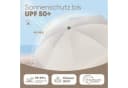 Sekey Sonnenschirm Ø180 cm Balkonschirm Terrassenschirm Graubeige UV-Schutz 50+ Bild 4
