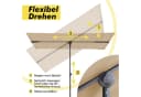 Sekey Balkonschirm 180 x 130 cm Rechteckig UV50+ Bild 1