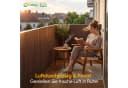 Sekey Sichtschutzmatte Braun Wetterfest UV-beständig für Balkon & Garten Bild 1
