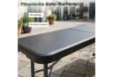 Sekey Gartenbank 180cm Schwarz Klappbar 300kg Belastbar Bild 1