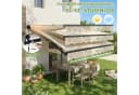 Sekey Gelenkarmmarkise mit Handkurbel Beige Aluminium Bild 1