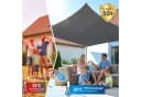 SUNULA Sonnensegel Rechteckig Anthrazit UV Schutz Polyester Bild 4