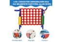 COSTWAY Riesiges 4-Gewinnt Spielset mit Basketballkorb & Wurfspiel Bild 4