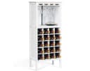 COSTWAY Weinregal stehend für 20 Flaschen Kieferholz 42x24,5x96cm Bild 2