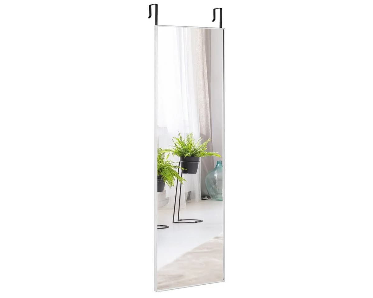 COSTWAY Ganzkörperspiegel 37x120cm Höhenverstellbar Alu - Bild 2