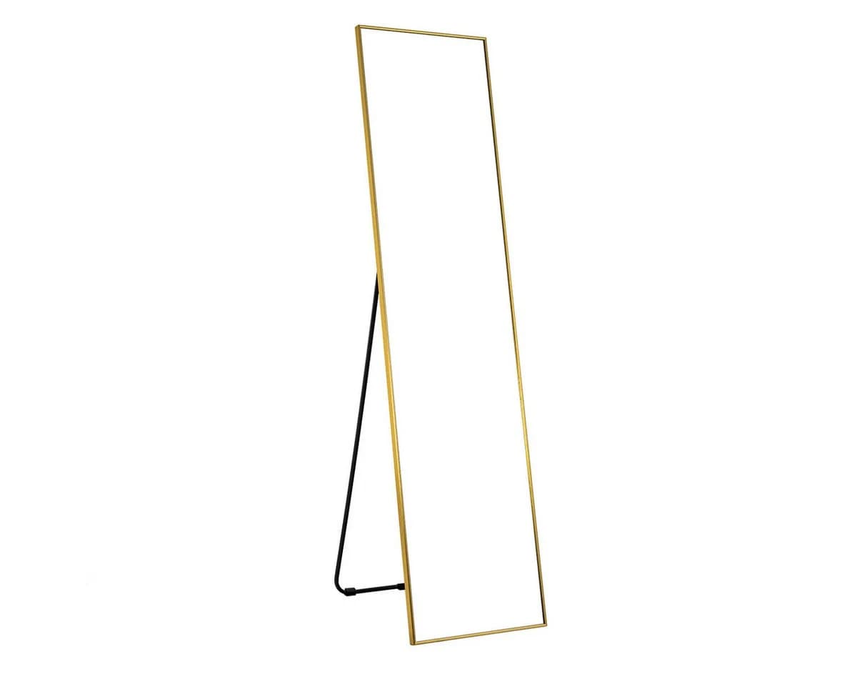 COSTWAY Ganzkörperspiegel 2-in-1 mit HD-Glas Aluminiumrahmen - Bild 2