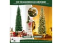 COSTWAY Künstlicher Weihnachtsbaum 210 cm Halbform 450 PVC-Spitzen 150 LEDs Bild 3