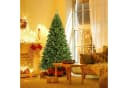 COSTWAY Künstlicher Weihnachtsbaum 225cm mit 1346 Spitzen PVC Nadeln Bild 1