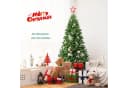 COSTWAY Künstlicher Weihnachtsbaum 225cm mit 1346 Spitzen PVC Nadeln Bild 3