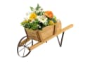 COSTWAY Blumenständer Retro Walnuss mit 9 Magnetteilen Bild 2