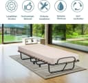 COSTWAY Klappbett 80x190cm mit Matratze Bild 1