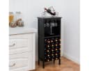 COSTWAY Weinregal stehend Holz für 20 Flaschen 42x24,5x96cm Bild 1