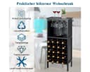 COSTWAY Weinregal stehend Holz für 20 Flaschen 42x24,5x96cm Bild 5