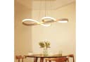 Nettlife LED Pendelleuchte Schwarz Dimmbar 47W Höhenverstellbar Bild 3