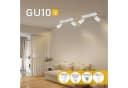 Nettlife Deckenstrahler Weiß GU10 Deckenspots Schwenkbar 350° LED Wechselbar Bild 3