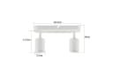 Nettlife Deckenstrahler Weiß GU10 Deckenspots Schwenkbar 350° LED Wechselbar Bild 4