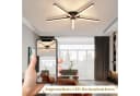 ZMH LED Deckenleuchte 24W Schwarz 3000K Modern Kristall Metall Bild 1