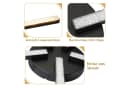 ZMH LED Deckenleuchte 24W Schwarz 3000K Modern Kristall Metall Bild 4