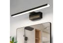 ZMH LED Spiegelleuchte Schwarz 30/40/60CM Neutralweiß Wandlampe Bild 2