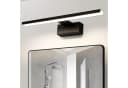 ZMH LED Spiegelleuchte Schwarz 30/40/60CM Neutralweiß Wandlampe Bild 2