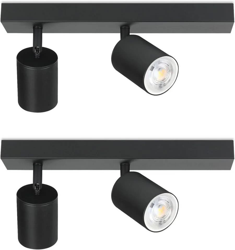 ZMH Deckenstrahler 2-flammig Industrial Design GU10 drehbar - Bild 2