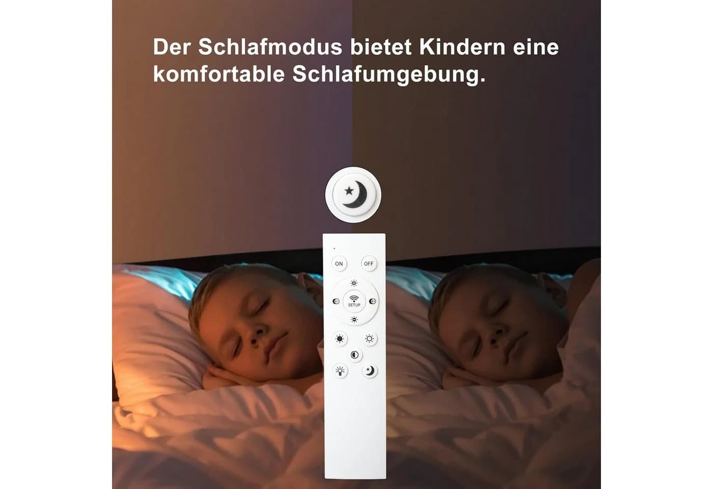 ZMH LED Deckenleuchte Dimmbar Modern mit Fernbedienung - Bild 5