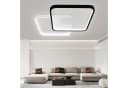 ZMH LED Deckenleuchte Dimmbar Silber Modern mit Fernbedienung Bild 1