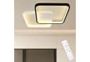 ZMH LED Deckenleuchte Dimmbar Silber Modern mit Fernbedienung Bild 2