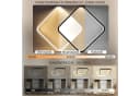 ZMH LED Deckenleuchte Dimmbar Silber Modern mit Fernbedienung Bild 4