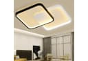 ZMH LED Deckenleuchte Dimmbar Silber Modern mit Fernbedienung Bild 5