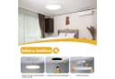 ZMH LED Deckenleuchte Rund 30cm Weiß 6500K Bild 4