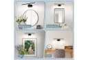 ZMH LED Spiegelleuchte Schwarz 30/40/60CM Neutralweiß 4000k Bild 1