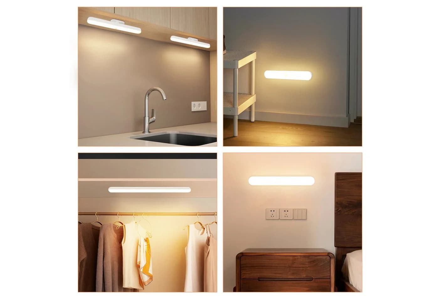 ZMH LED Wandleuchte Dimmbar 24CM Kabellos mit Bewegungsmelder - Bild 3