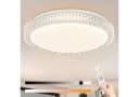 Nettlife LED Deckenleuchte Dimmbar Sternhimmel Weiß 30CM mit Fernbedienung Bild 2