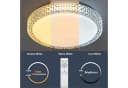 Nettlife LED Deckenleuchte Dimmbar Sternhimmel Weiß 30CM mit Fernbedienung Bild 3
