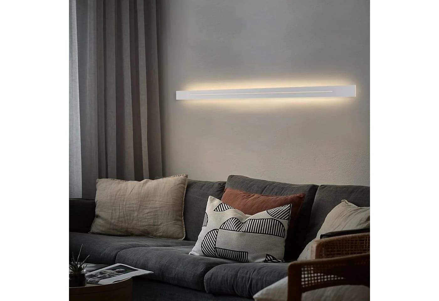 Nettlife LED Wandleuchte 100cm Warmweiß