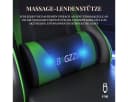ZAISZE Gaming-Stuhl Schreibtischstuhl Grün mit Massagefunktion Bild 3
