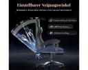 ZAISZE Gaming-Stuhl Schreibtischstuhl Grün mit Massagefunktion Bild 5