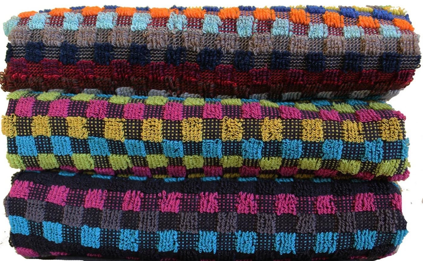 Robustes Multicolor Kariertes Baumwollhandtuch - Bild 2