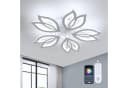 Riserva LED Deckenleuchte Magnolie Design Dimmbar mit Fernbedienung Weiß Bild 2