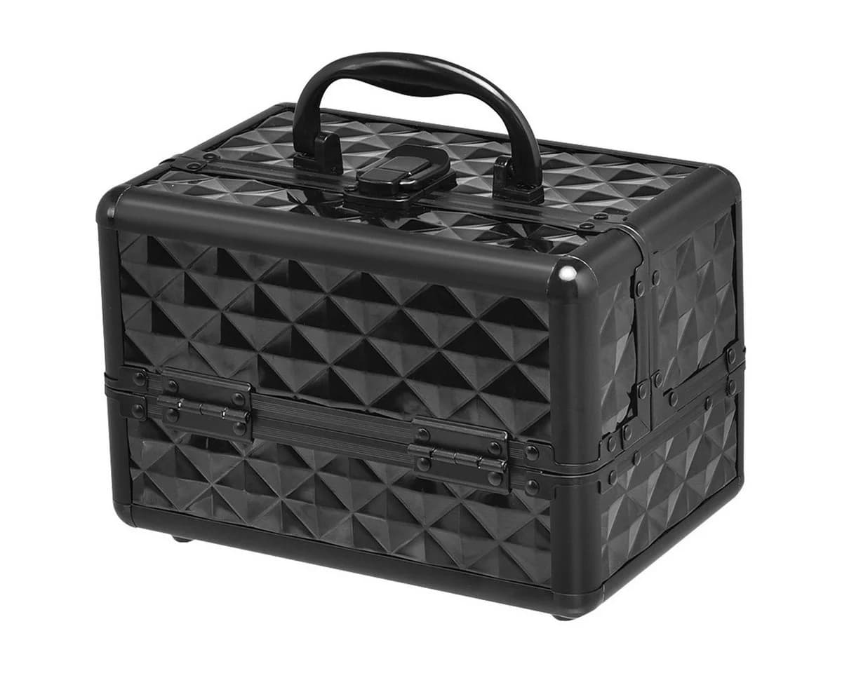 COSTWAY Schmuckkoffer mit Spiegel 23 x 15 x 18 cm - Bild 2