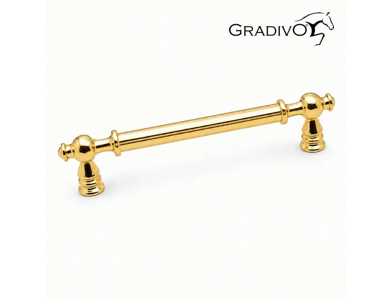 Gradivo Möbelgriff 952 Gold Bügelgriff 160 mm Lochabstand