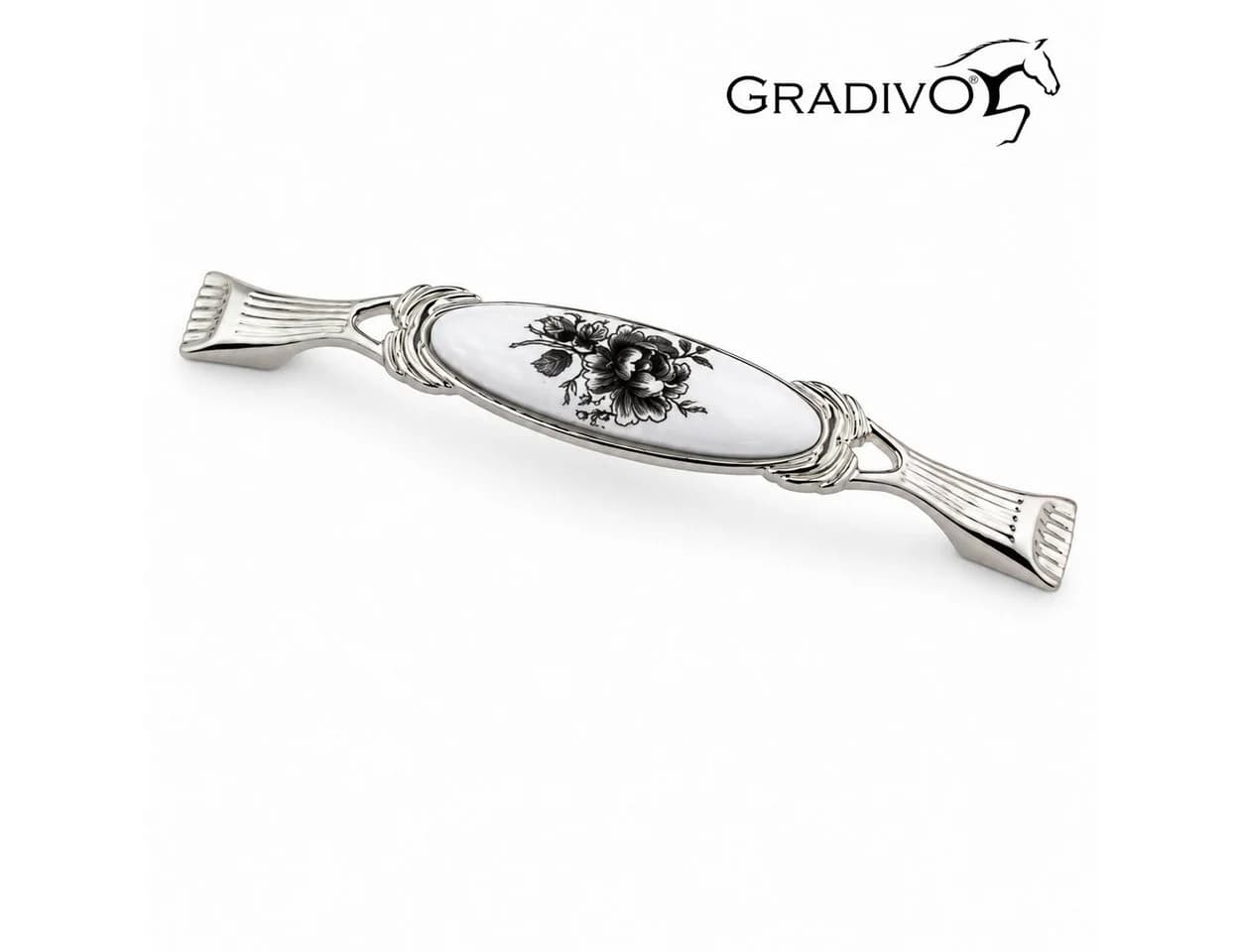 Gradivo Möbelgriff Bügelgriff 920 Chrom 160 mm