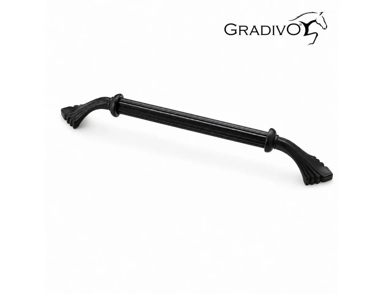 Gradivo Schrankgriff Bügelgriff 923 Schwarz 160 mm