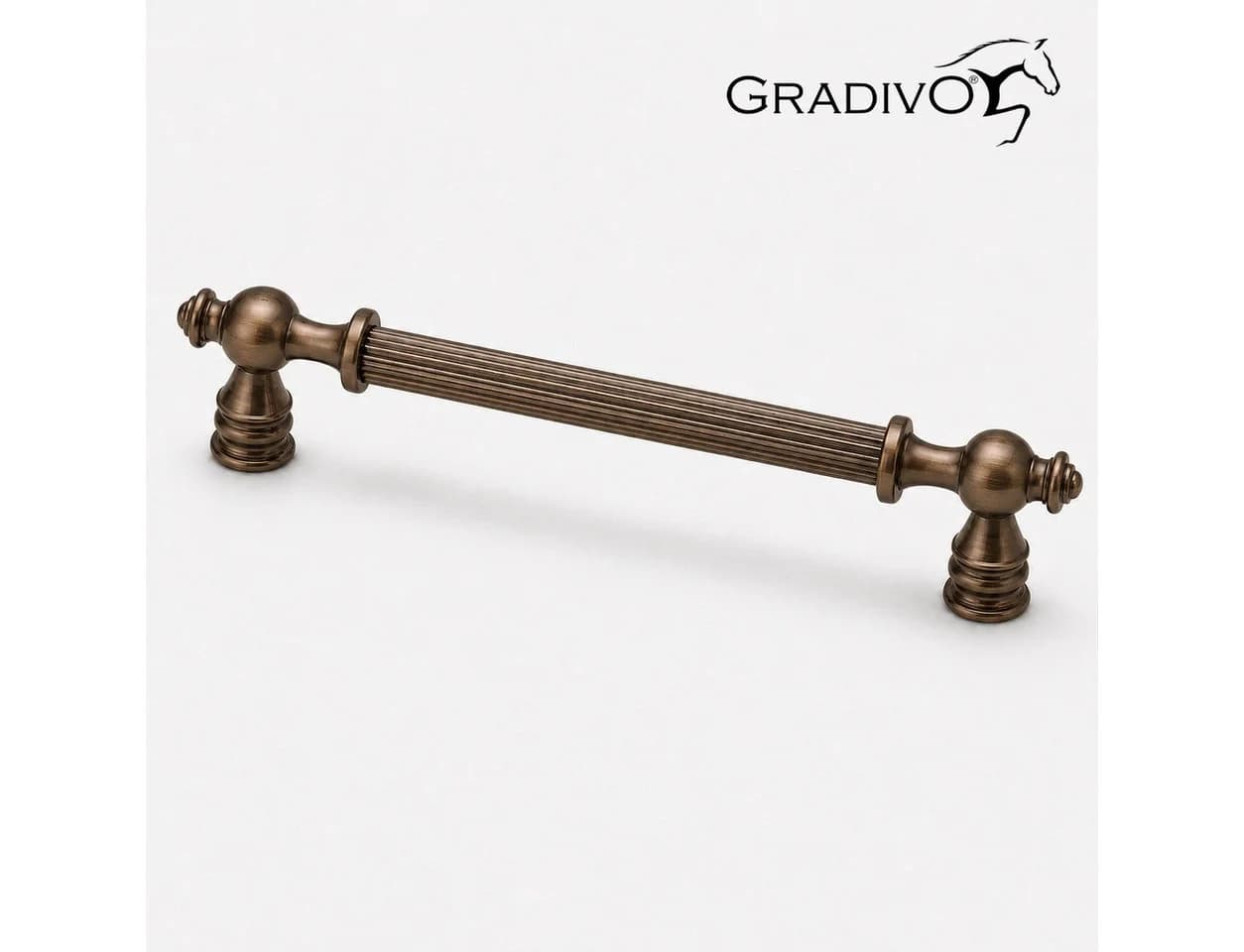 Gradivo Möbelgriff 953 Bronze 128 mm